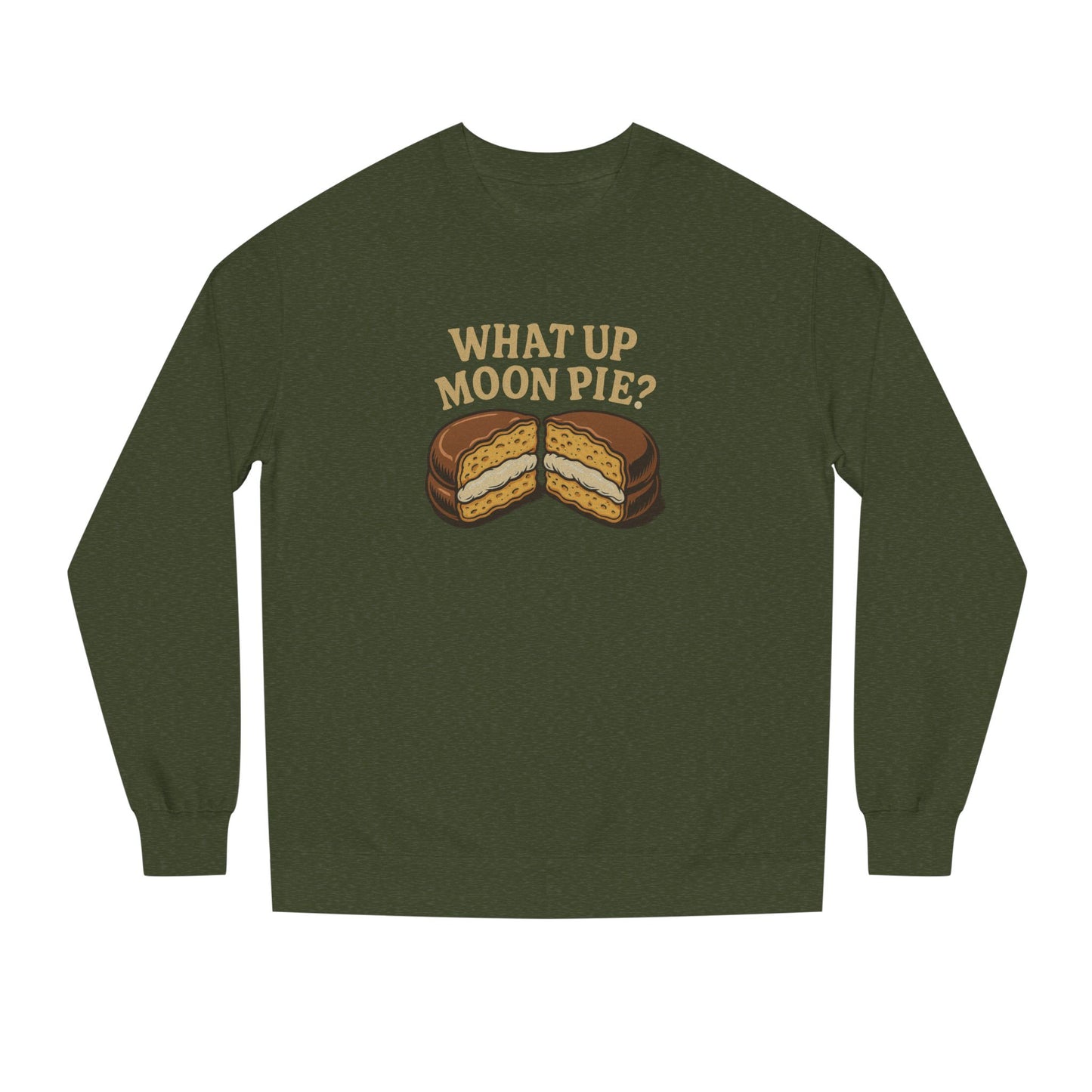 What Up, Moon Pie? — Big Bang Theory Retro Sweatshirt (Dark)