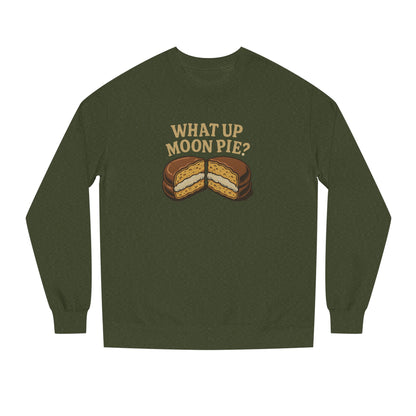 What Up, Moon Pie? — Big Bang Theory Retro Sweatshirt (Dark)