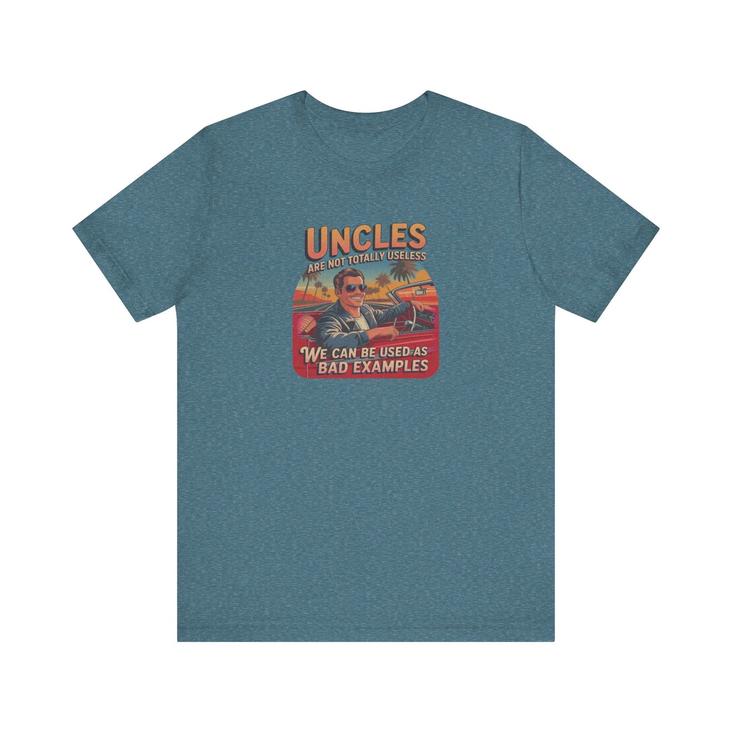 Uncles Are Not Useless (Bad Examples) — Retro Tee (Light)