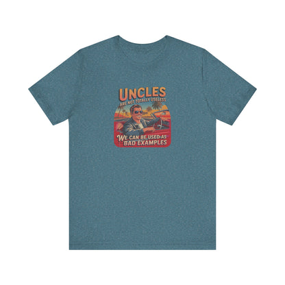 Uncles Are Not Useless (Bad Examples) — Retro Tee (Light)