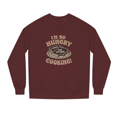 I'm So Hungry, I Could Eat My Own Cooking — Retro Sweatshirt (Dark)