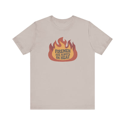 Firemen Are Always in Heat — Flirtatious Retro Tee (Light)