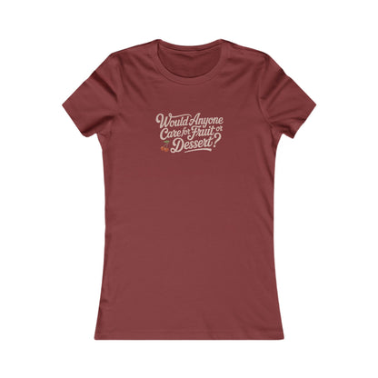 Would Anyone Care for Fruit or Dessert? — Clue Retro Women's Tee (Dark)