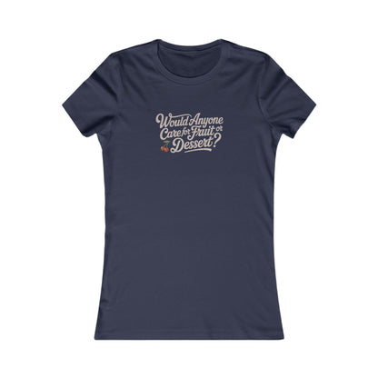 Would Anyone Care for Fruit or Dessert? — Clue Retro Women's Tee (Dark)