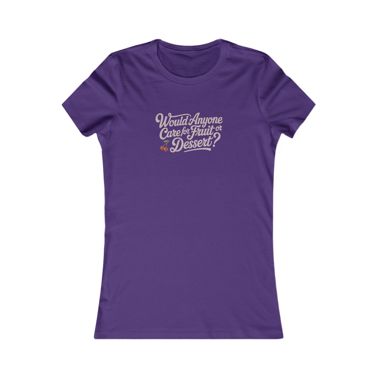 Would Anyone Care for Fruit or Dessert? — Clue Retro Women's Tee (Dark)
