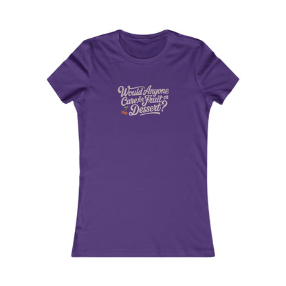 Would Anyone Care for Fruit or Dessert? — Clue Retro Women's Tee (Dark)