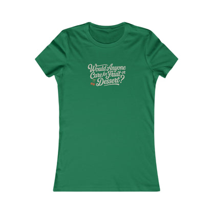 Would Anyone Care for Fruit or Dessert? — Clue Retro Women's Tee (Dark)