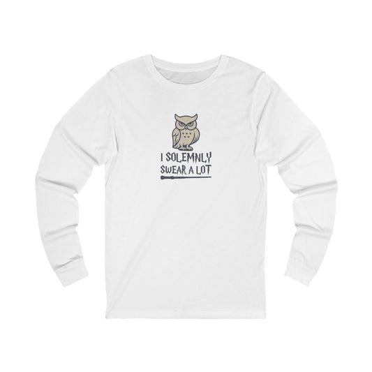 I Solemnly Swear a Lot — Harry Potter Retro Long Sleeve (Light)