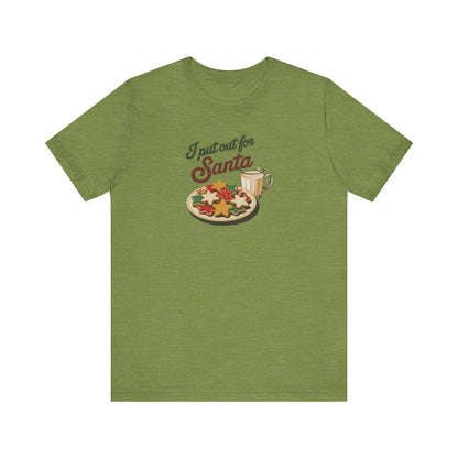 I Put Out for Santa — Retro Christmas Cookies Tee (Light)