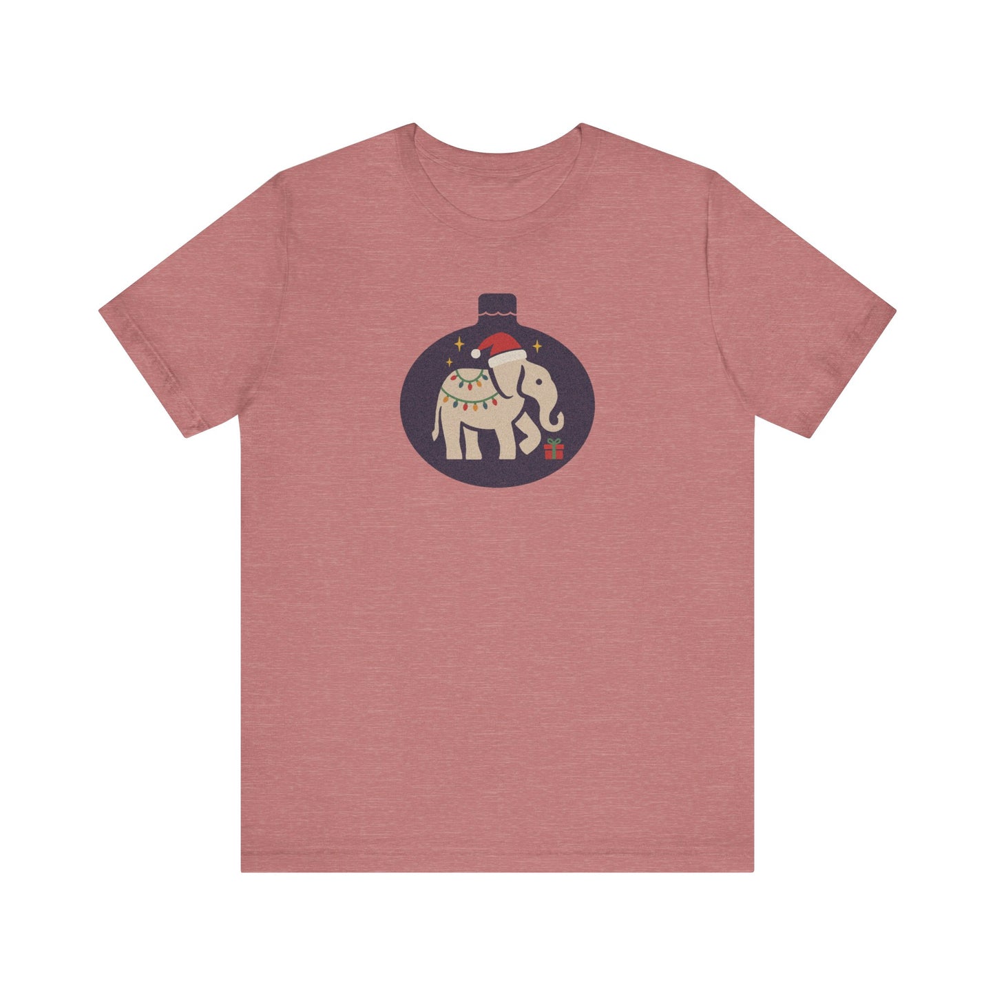 White Elephant Season — Retro Christmas Graphic Tee (Light)