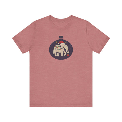 White Elephant Season — Retro Christmas Graphic Tee (Light)