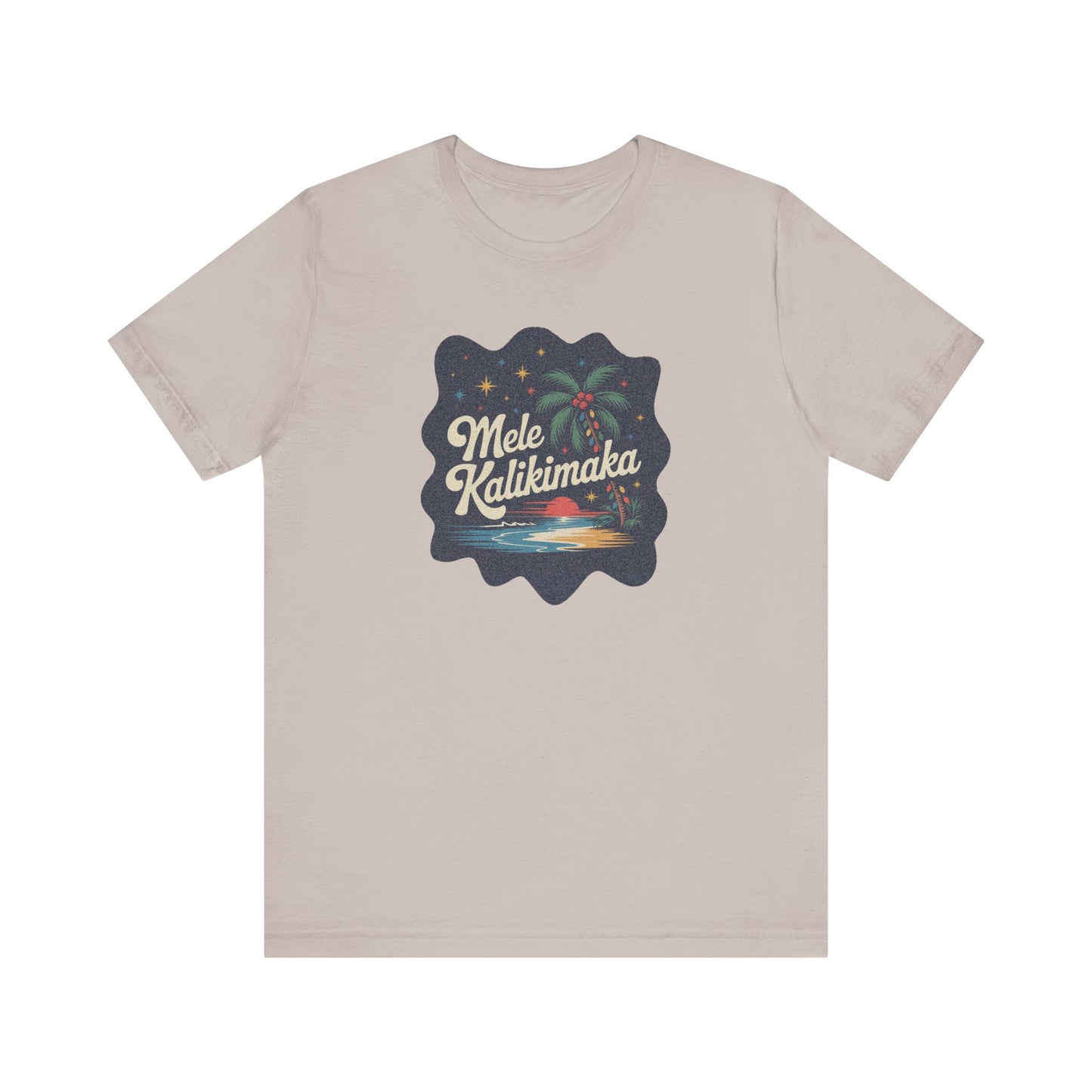 Mele Kalikimaka — Retro Hawaiian Christmas Tee (Light)