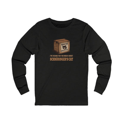 Schrödinger’s Cat — Big Bang Theory Retro Long Sleeve (Dark)