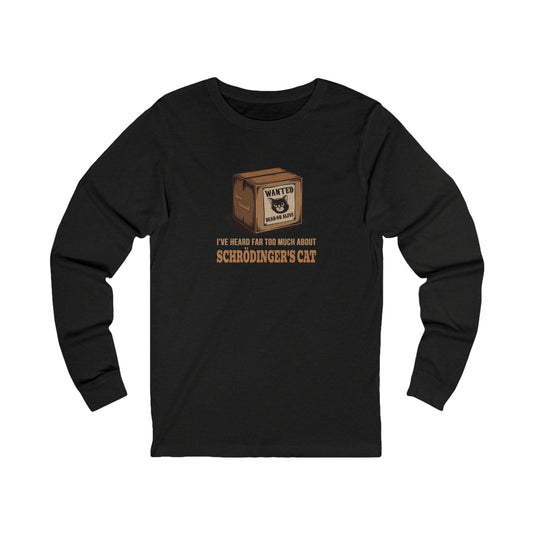 Schrödinger’s Cat — Big Bang Theory Retro Long Sleeve (Dark)