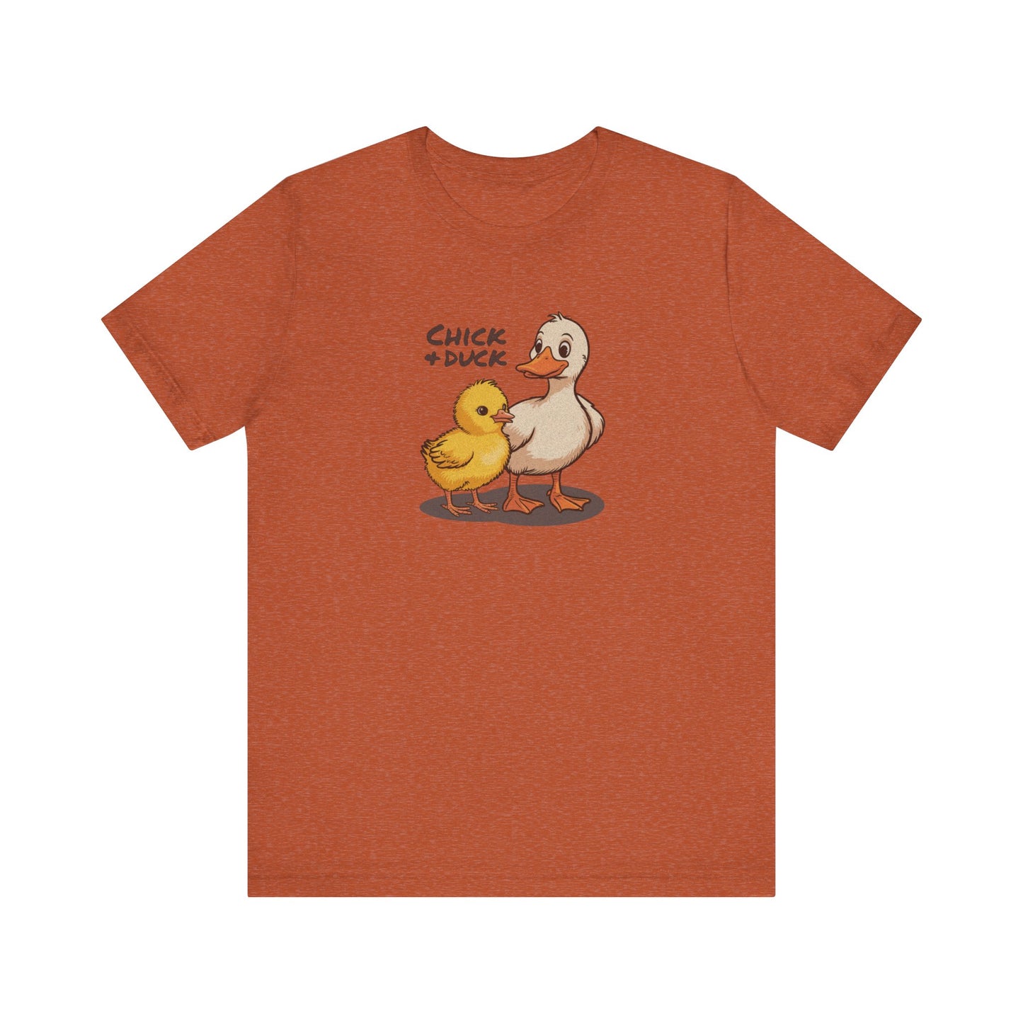The Chick and the Duck — Friends Retro Tee (Light)