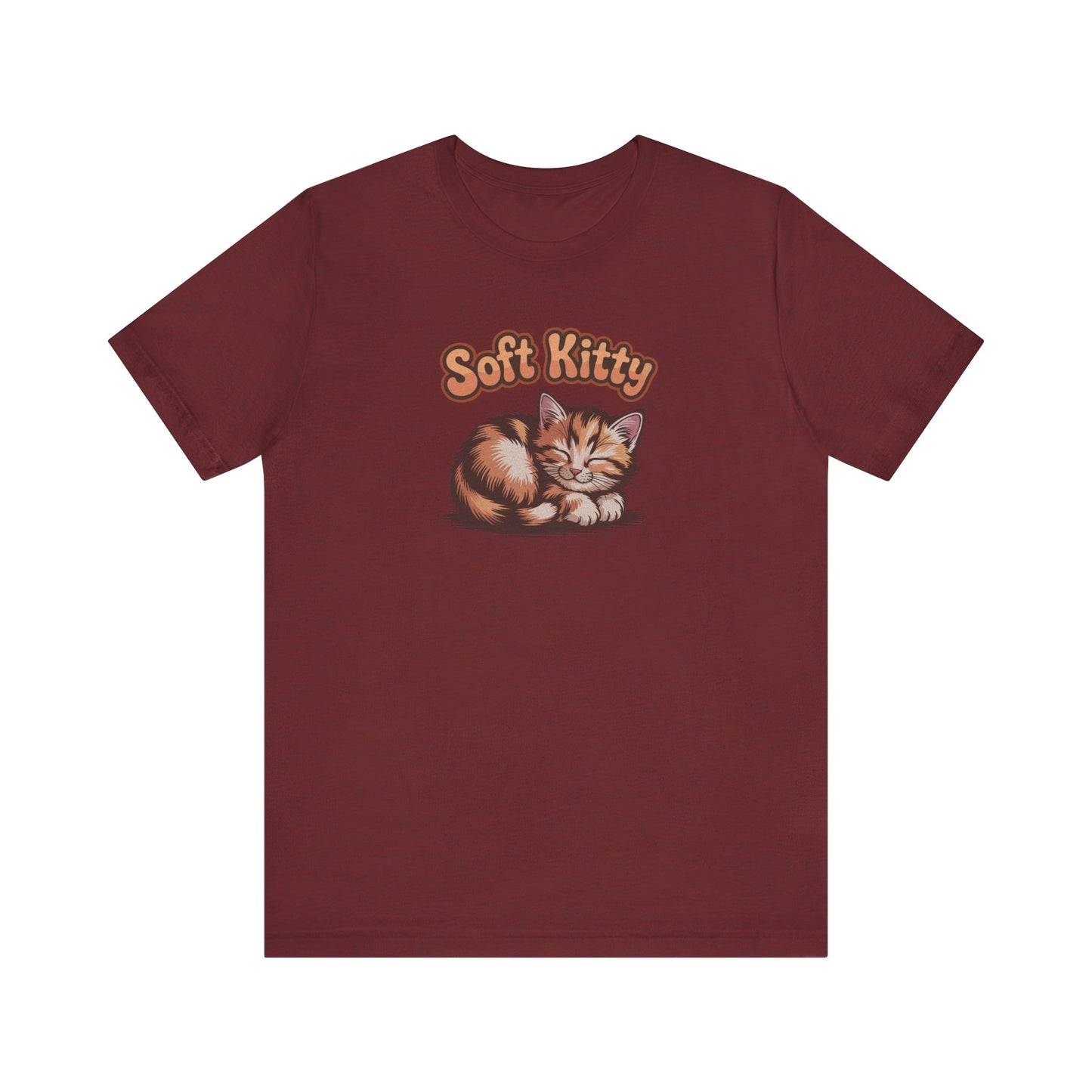 Soft Kitty Sick-Day Lullaby — Big Bang Theory Retro Tee (Dark)