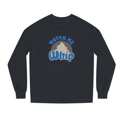 Watch Me Whip — Retro Thanksgiving Graphic Sweatshirt (Dark)
