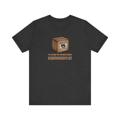 Schrödinger’s Cat — Big Bang Theory Retro Tee (Dark)