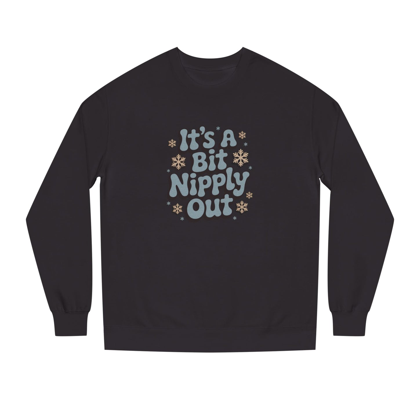 It's a Bit Nipply Out — Christmas Vacation Retro Sweatshirt (Dark)