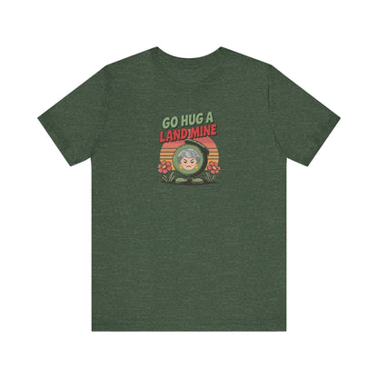 Go Hug a Land Mine — Dorothy Zbornak Retro Tee (Dark)