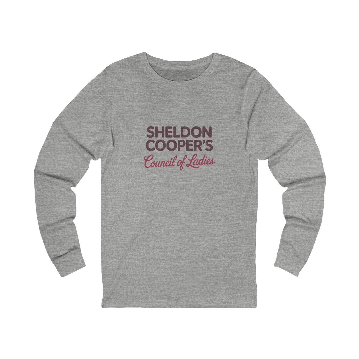 Sheldon Cooper’s Council of Ladies — TBBT Retro Long Sleeve (Light)