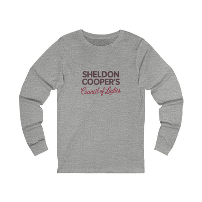 Sheldon Cooper’s Council of Ladies — TBBT Retro Long Sleeve (Light)