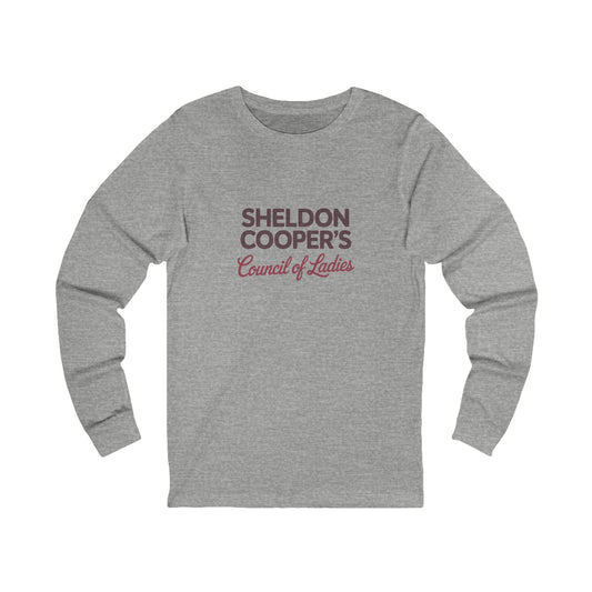 Sheldon Cooper’s Council of Ladies — TBBT Retro Long Sleeve (Light)