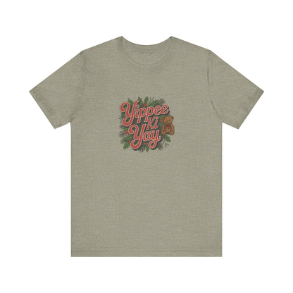 Yippee Ki Yay — Die Hard Retro Christmas Tee (Light)