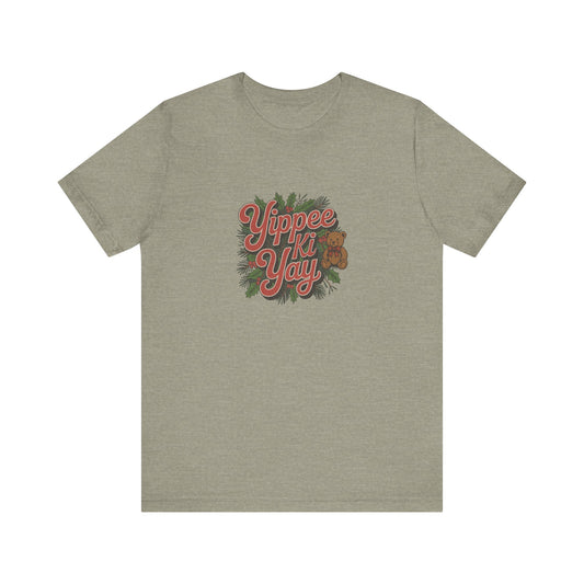 Yippee Ki Yay — Die Hard Retro Christmas Tee (Light)