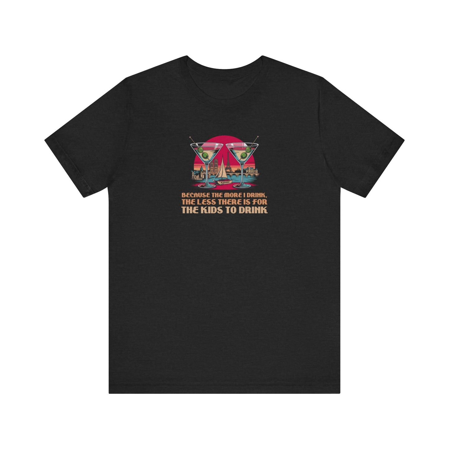 Open Bar (for the Kids) — Friends Retro Tee (Dark)