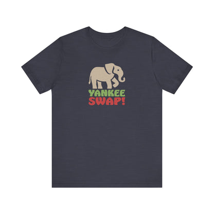 Yankee Swap! Christmas Party — Michael Scott Retro Tee (Dark)