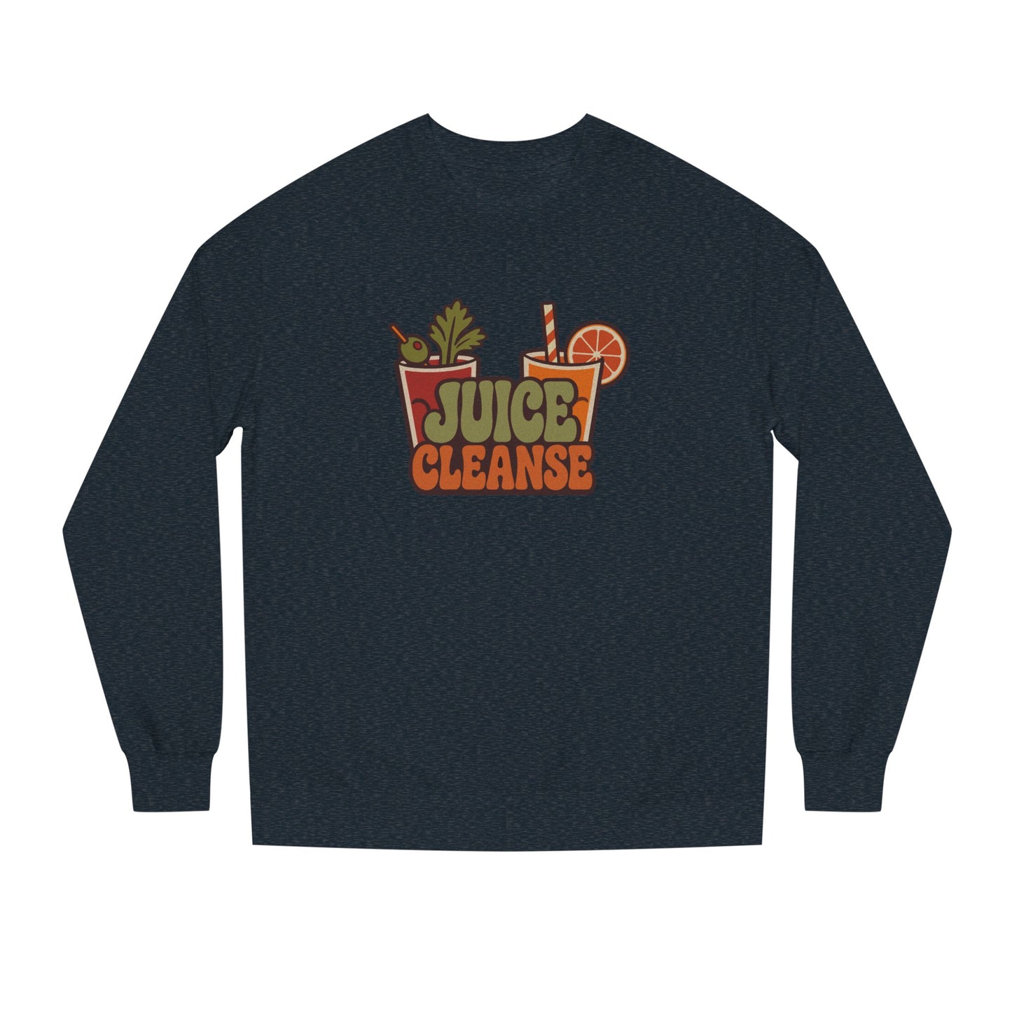 Juice Cleanse Liquid Diet — Boozy Brunch Retro Sweatshirt (Dark)