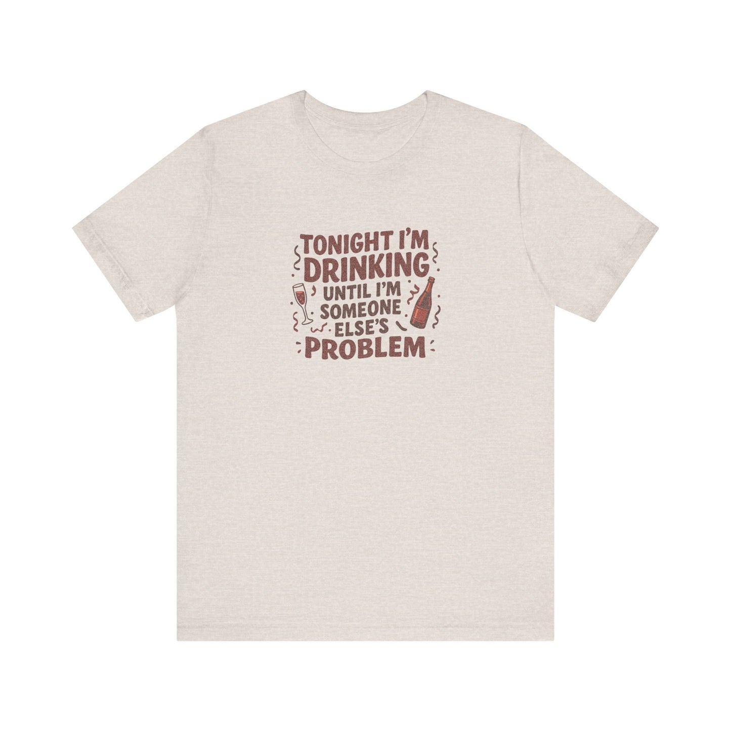 The Problem is Coming From Inside the Bar — Retro Tee (Light)