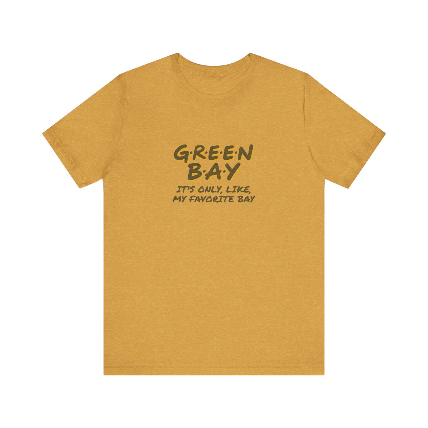 Green Bay (My Favorite Bay) — Phoebe Buffay Football Tee (Light)