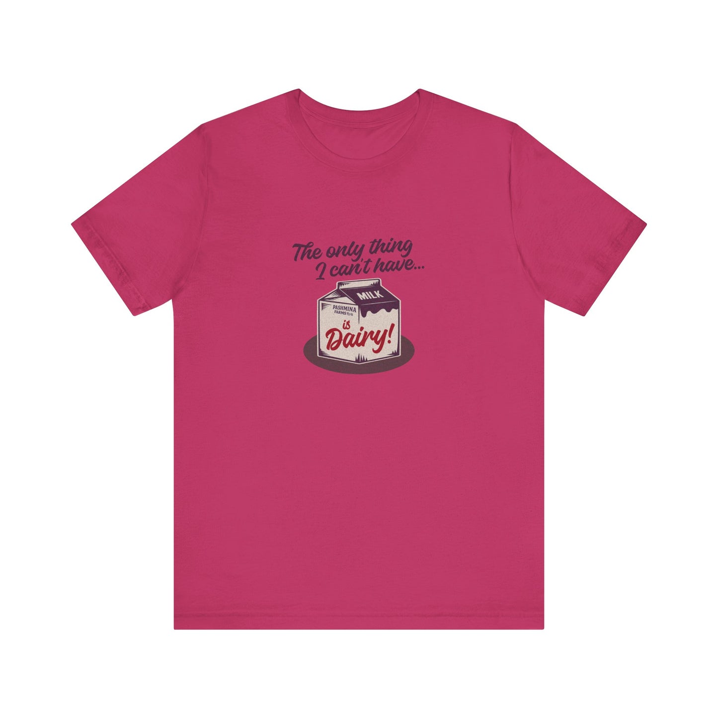 Can’t Have Dairy — Friends Jill Green Retro Tee (Light)