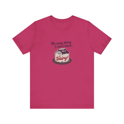 Can’t Have Dairy — Friends Jill Green Retro Tee (Light)