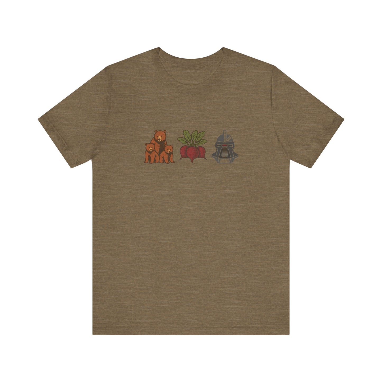 Bears, Beets, Battlestar (Icons) — Retro Tee (Light)