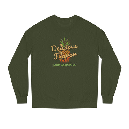 Delicious Flavor — Santa Barbara Pineapple Retro Sweatshirt (Dark)