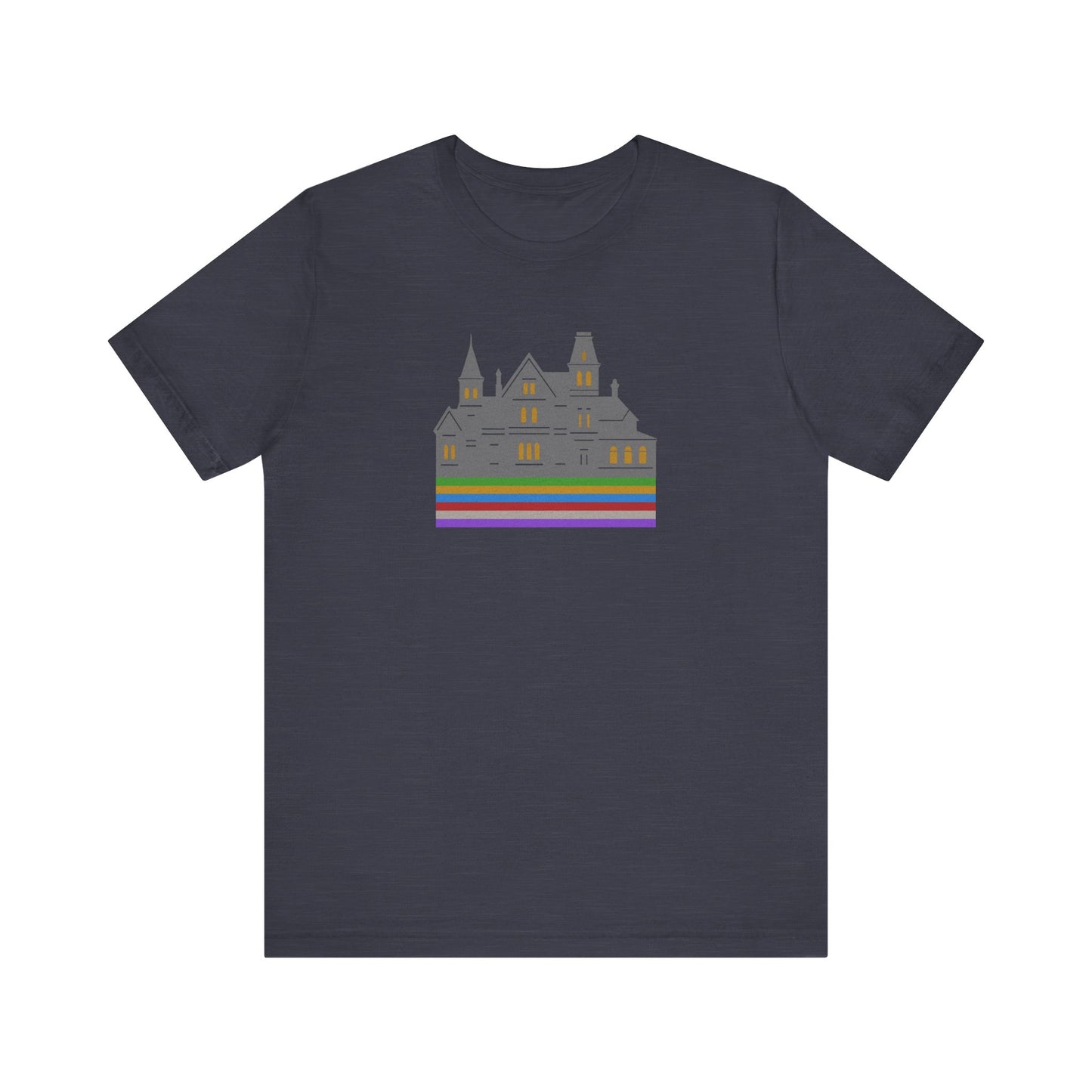 Welcome to Hill House (Off Route 41) — Clue Retro Tee (Dark)