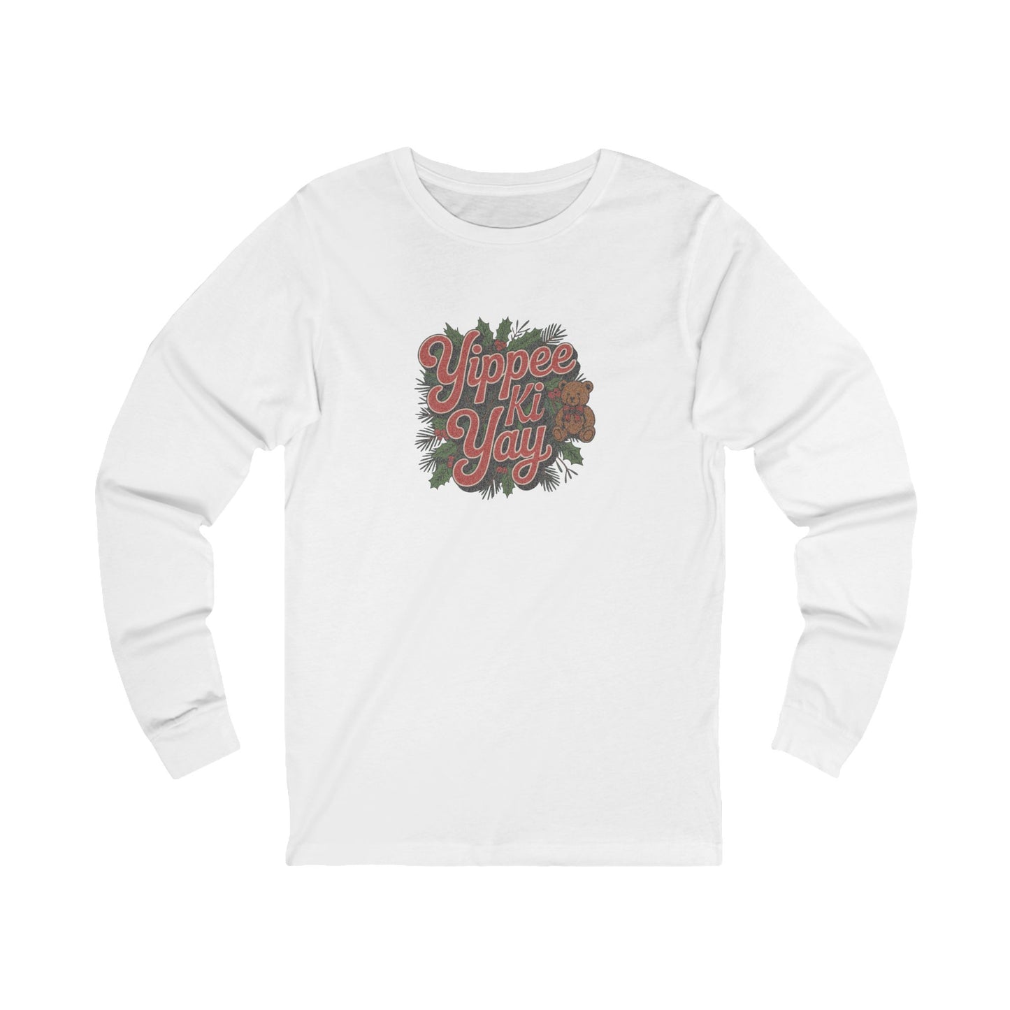 Yippee Ki Yay — Die Hard Retro Christmas Long Sleeve (Light)