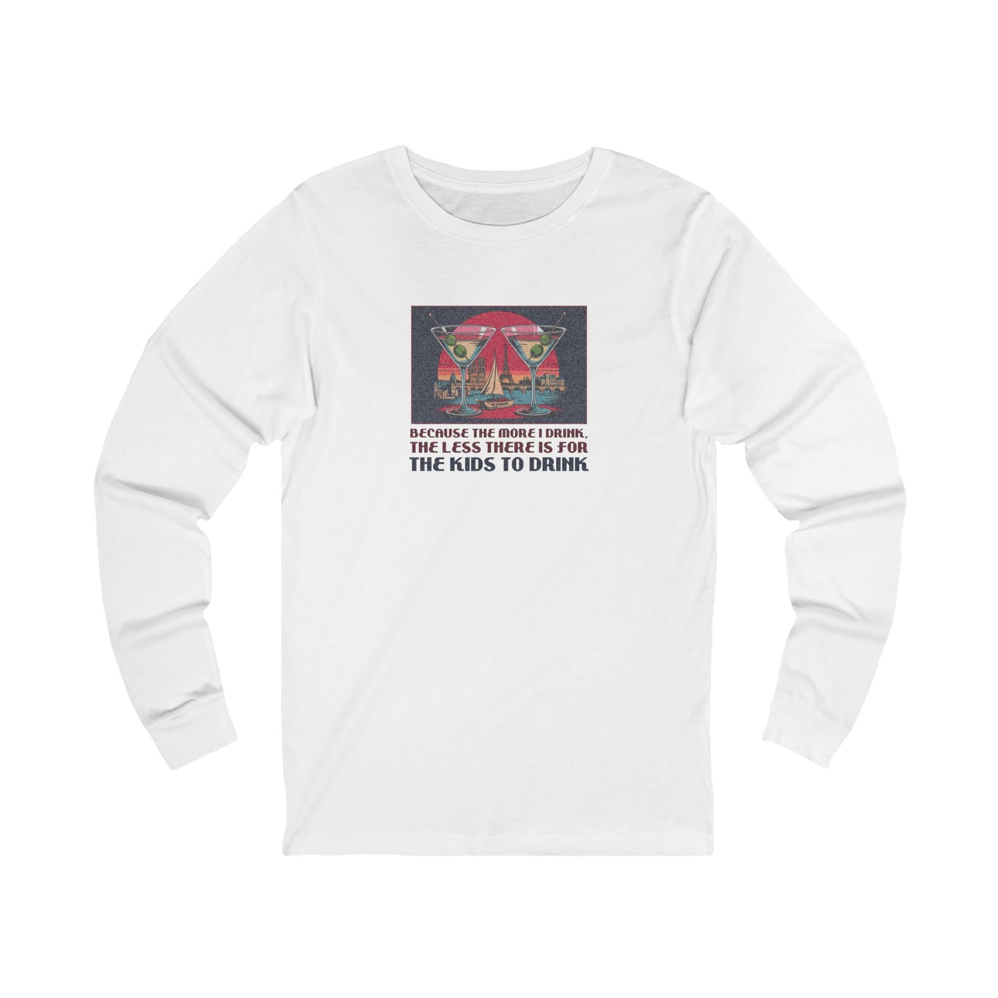 Open Bar (for the Kids) — Friends Retro Long Sleeve (Light)