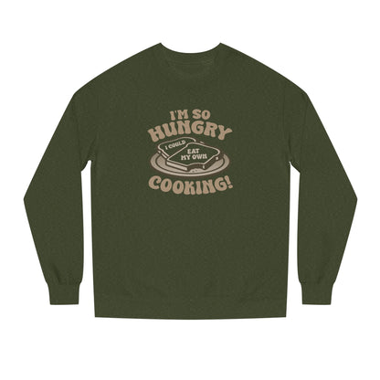 I'm So Hungry, I Could Eat My Own Cooking — Retro Sweatshirt (Dark)