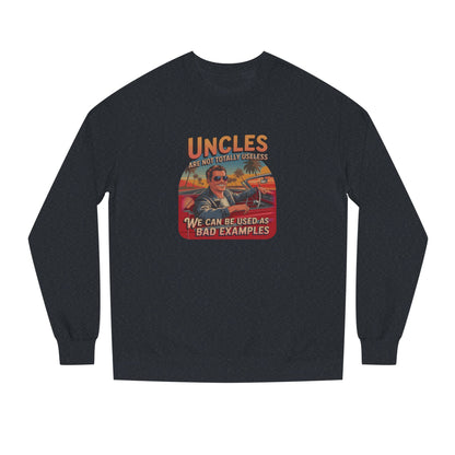 Uncles Are Not Useless (Bad Examples) — Retro Sweatshirt (Dark)