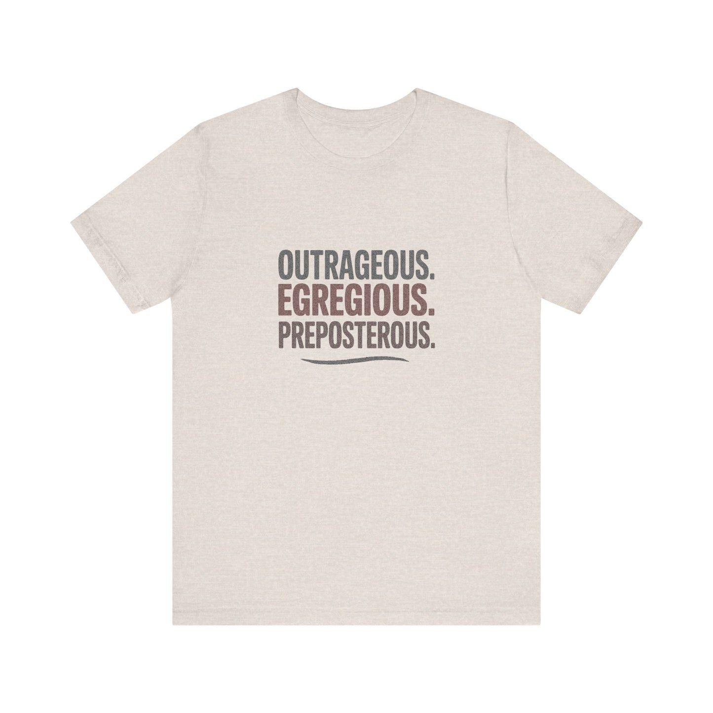 Outrageous Egregious Preposterous — Seinfeld Retro Tee (Light)