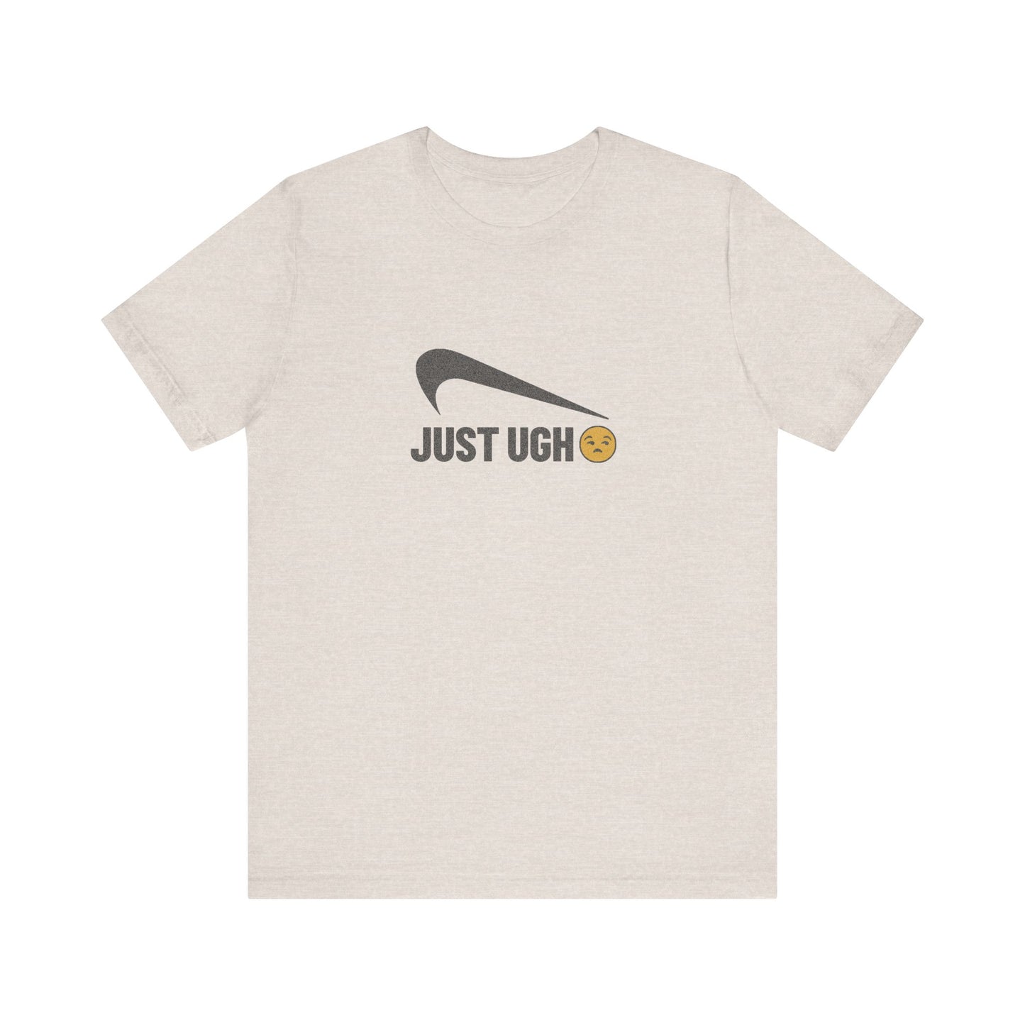 Just Ugh 😒 Athletic Parody — Retro Workout Tee (Light)