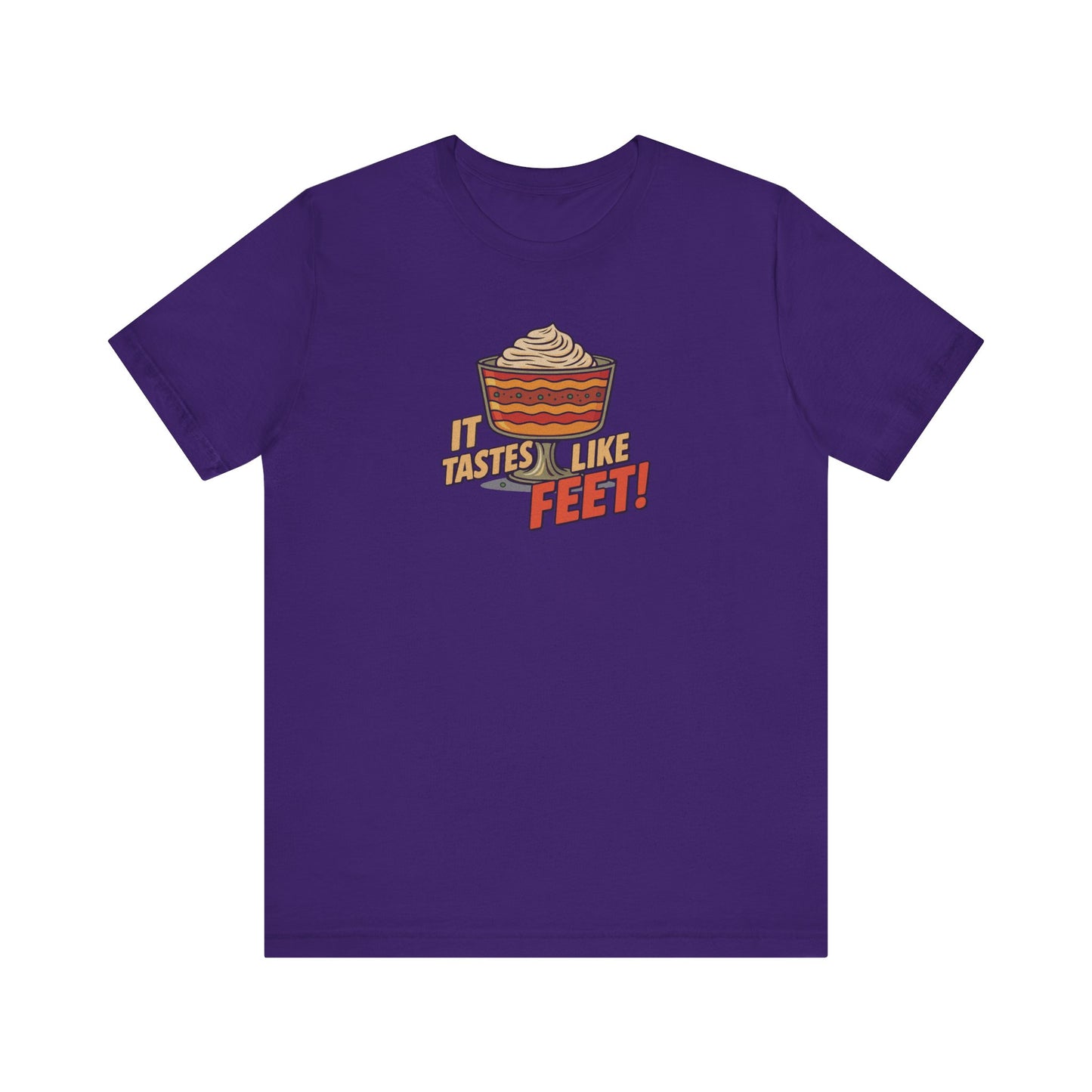It Tastes Like Feet! — Thanksgiving Trifle Retro Tee (Dark)