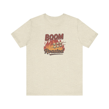 Boom, Roasted — Michael Scott Retro Tee (Light)