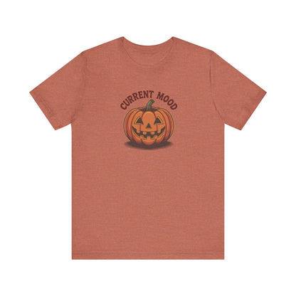 Current Mood (Vintage Jack) — Retro Halloween Tee (Light)