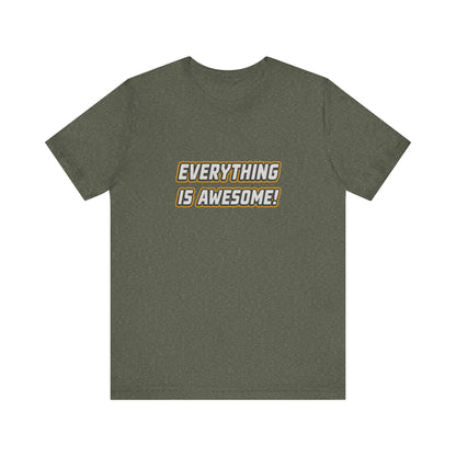 Everything is Awesome! — The LEGO Movie-Inspired Retro Tee (Dark)