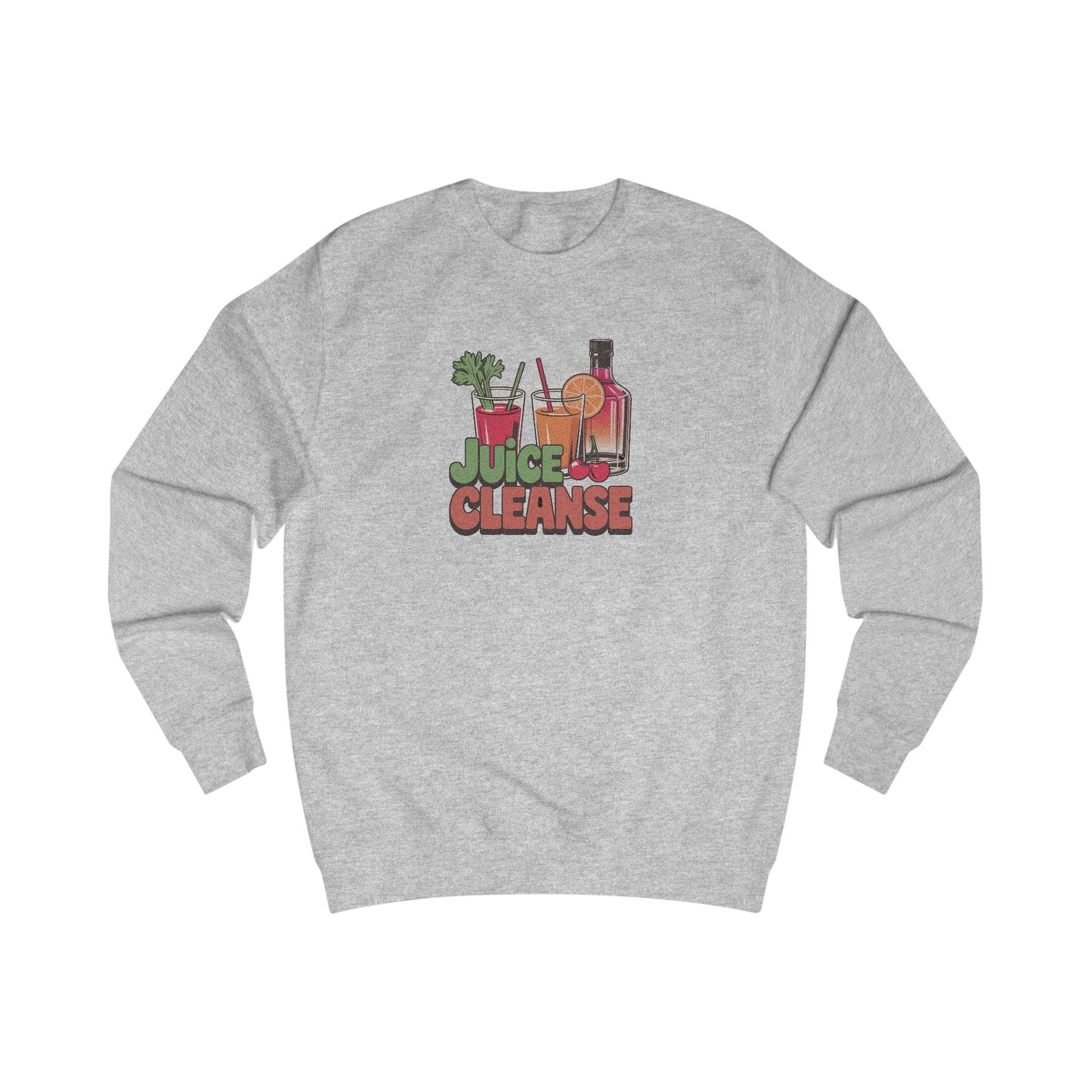 Juice Cleanse Liquid Diet — Boozy Brunch Retro Sweatshirt (Light)